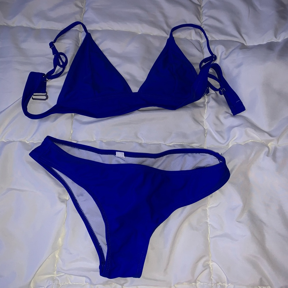 Royal blue bikini